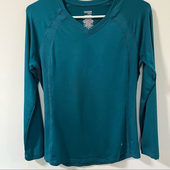 Danskin Now SZ Medium 8-10 Green Blue Activewear - Picture 3 of 14